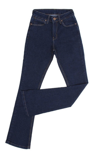 Calça Jeans Feminina Flare Azul Com Elastano Wrangler 29127