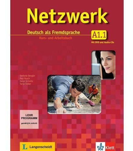 Netzwerk A1.1 - Kursbuch + Arbeitsbuch + A/cd + Dvd, De Dengler, Stefanie. Editorial Klett, Tapa Blanda En Alemán