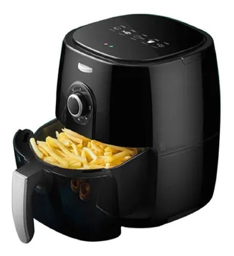 Imagen 4 de 8 de Freidora de aire Air Fryer BW-1012 de 5L color negro 220V