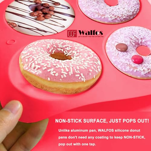 Molde De Silicona Para Donas De Tamaño Completo De Walfos -