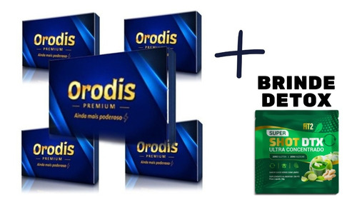 Orodis Premium Original 5 Caixas Com 10 Cada + Brinde Detox