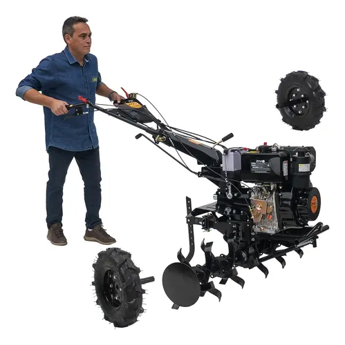 Motocultivador Diesel Zmax Zt1300de 12hp P. Elétrica Zd8