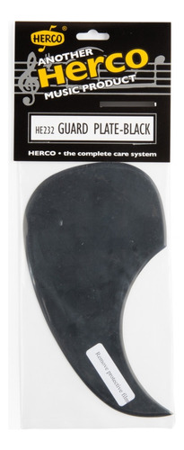 Pickguard Herco He-232 Black Para Clásica O Acústica Color Negro Diseño Lágrima