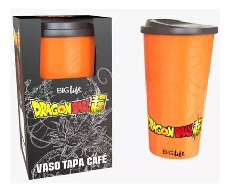 Ppr Vaso Dragon Ball Super Tapa Pico Café Big Life