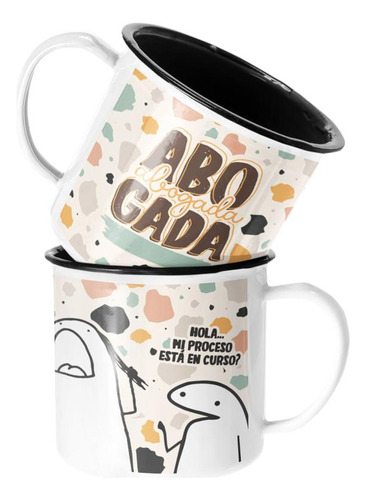 Taza Enlozada Lechera Abogada Regalo Abogada Profesion