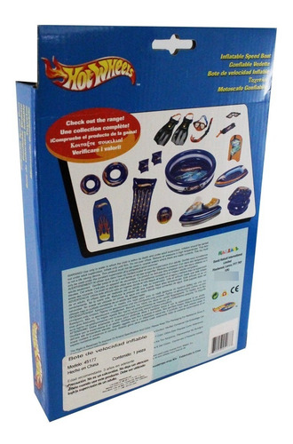 Lancha Infantil De Hot Wheels Para Alberca O Playa