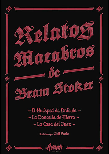 Imagen 1 de 9 de Relatos Macabros De Bram Stoker Ilustrados