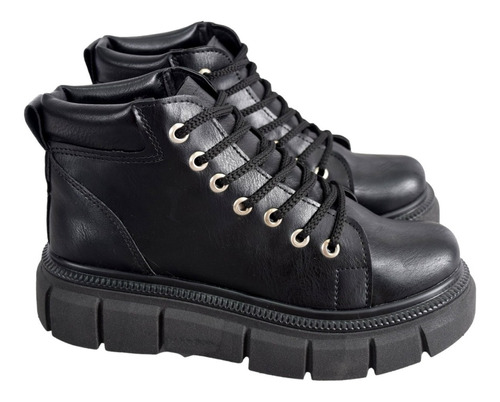 Borcego Bota Cordones Plataforma Dina 2191