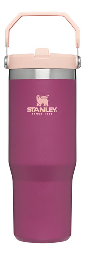 Copo térmico Stanley Classic Flip Straw cor raspberry 887mL