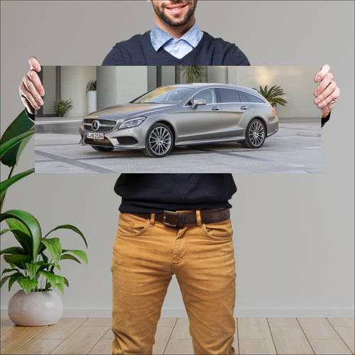 Cuadro 30x80cm Auto 2014 Mercedes Benz Cls Class 288