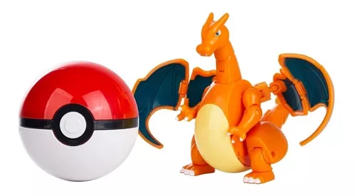 Brinquedo Boneco Pokémon Dentro Da Pokebola Articulado