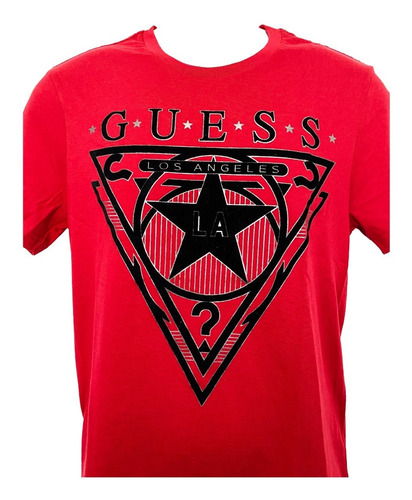 Polera Guess Hombre - Modelo Stark Red
