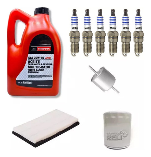 Kit Afinacion Para Explorer 4.0l V6 91 - 94 Aceite 20w50 M 