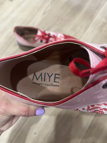 Zapatos Miye Collazzo. Impecables! Rojo 40 (Usado)