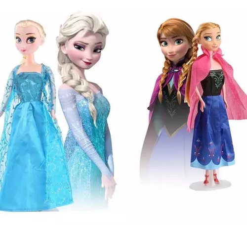 Boneca Frozen Elsa canta e brilha