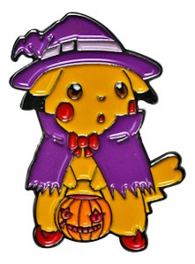 Pin Metalico Diseño Pikachu Cosplay Halloween Pokemon 