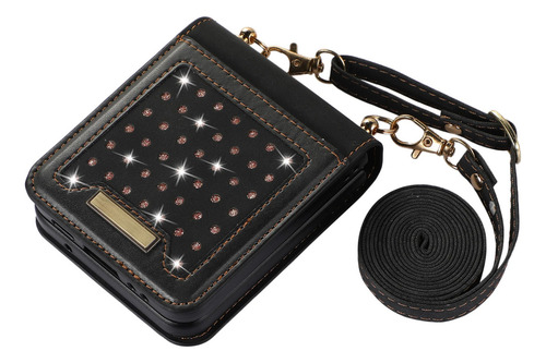 Funda De Cuero Tipo Billetera Solt Con Cordón Cruzado Para