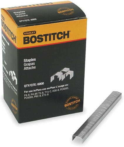 5000 Grapas Bostitch Power Crown, Medida 7/16'' X 3/8''