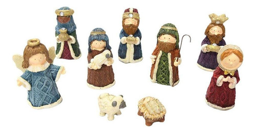 10 Piezas Navidad Cristo Nacimiento De Jesús Escena Set