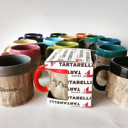 Taza Artesanal Grabada Bajo Relieve Souvenir Ponele Tu Logo!