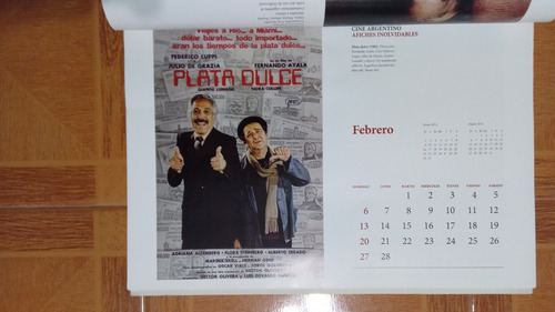 Calendario 2011 Homenaje Al Cine Argentino Clarín