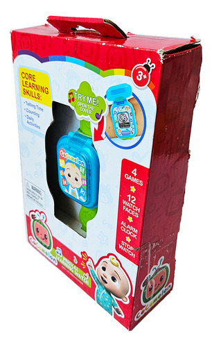 Reloj Cocomelon Learning Watch Aprendizaje Detalle Caja