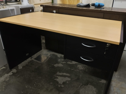 Imagen 7 de 8 de Escritorio Oficina 2 Cajones 1 C- Cerrad 130 X 70. Cod. 911.