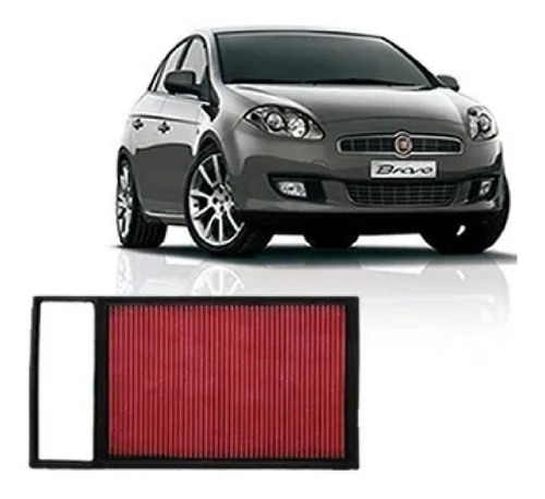 Filtro De Ar Esportivo Inbox Fiat Bravo 1.6 / 1.8 E-torq 