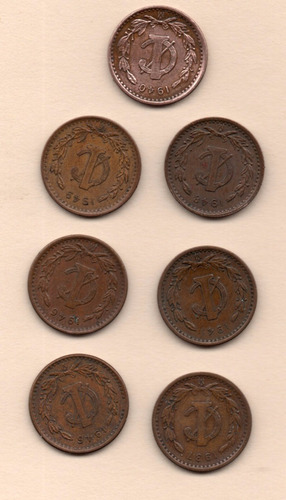Moneda Antigua Segunda Guerra Mundial Un Centavo Laurel C5