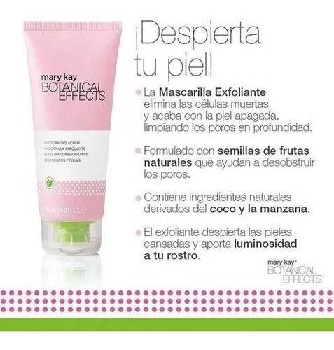 Mascarilla Exfoliante Botanical Mary Kay Hasta 24años