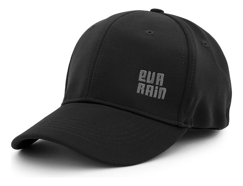 Gorra Flexfit Negro Liso Cerrada Beisbol Elastizada Eva Rain