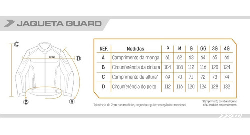 jaqueta guard x11