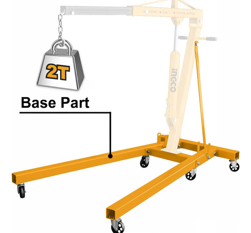 Base Para Elevador De Motores Ingco Hec21-1