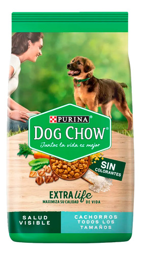 Alimento Perros Purina Dog Chow Sin Colorante Cachorro 8kg