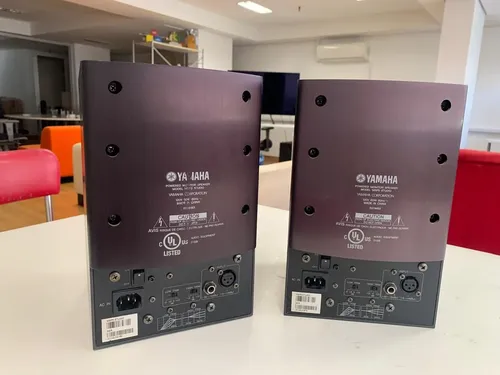 Par De Monitores De Áudio Yamaha Msp5 Studio Ativos 110v