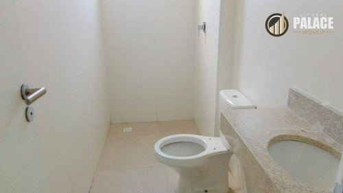 Apartamento Com 2 Dormitórios À Venda, 95 M² Por R$ 450.000,00 - Vila Guilhermina - Praia Grande/sp - Ap2932