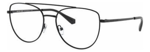 Lentes Armazón Michael Kors Demo Pilot Mk3048 1887 54 Black