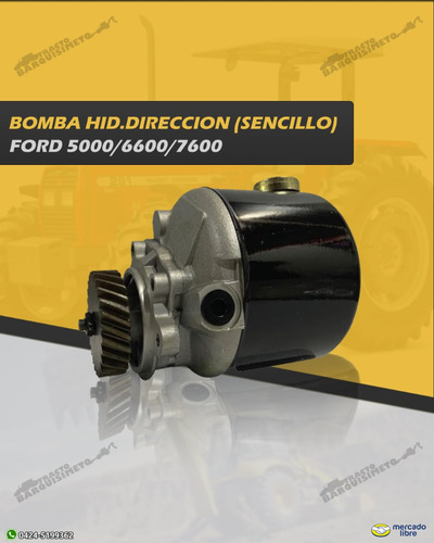 Bomba Hid Direccion Sencillo Ford 5000 6600 7600