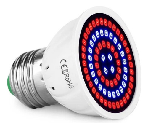 Lámpara Led Para Crecimiento De Plantas Indoor 80 Led E27