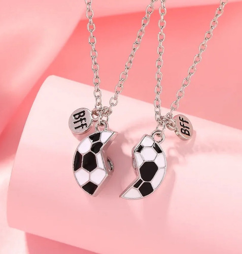 Par De Collares Duo Bff Pareja Amistad Deportivos Teams Futbol