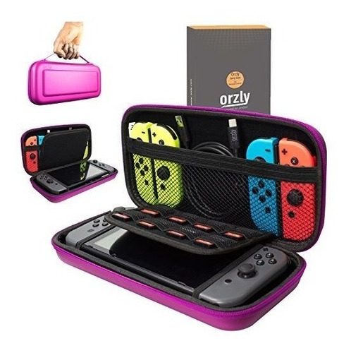Orzly Carry Estuche Compatible Con Nintendo Switch Pink Estu