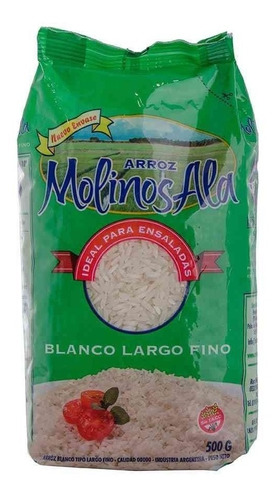 Arroz Ala Largo Fino 500 Grs X 9 Unidades