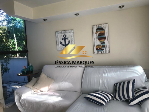 Imagem 7 de 14 de Jmp-20 Casa De 3 Quartos, Área Gourmet E Piscina Em Unamar
