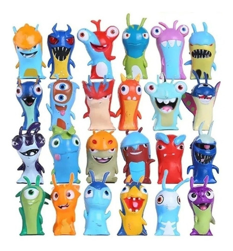 24 Figuras Slugterra Bajoterra Coleccionables