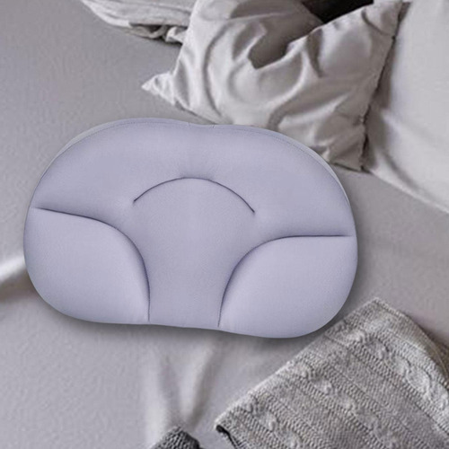 * Almohada Para Dormir 3d Dormir Cuello Hombro Ropa Gris