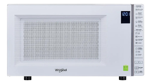 Microondas 30lts Whirlpool Digital C/grill Blanco Wmg30ab 