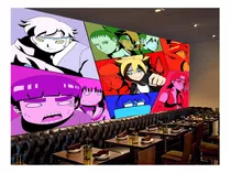 Papel De Parede Quarto Anime Naruto Personagem Kakashi 3m²