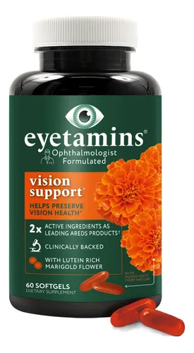 Eyetamins Vision Support - 60 Capsulas Formuladas Por Oftalm