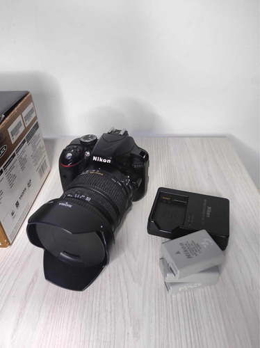 Cámara Nikon Con Lente Sigma 17-50  F2.8 Fijo