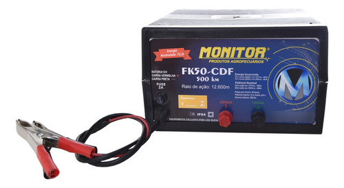Eletrificador De Cerca Rural Fk50-cdf 12v  500 Km Monitor